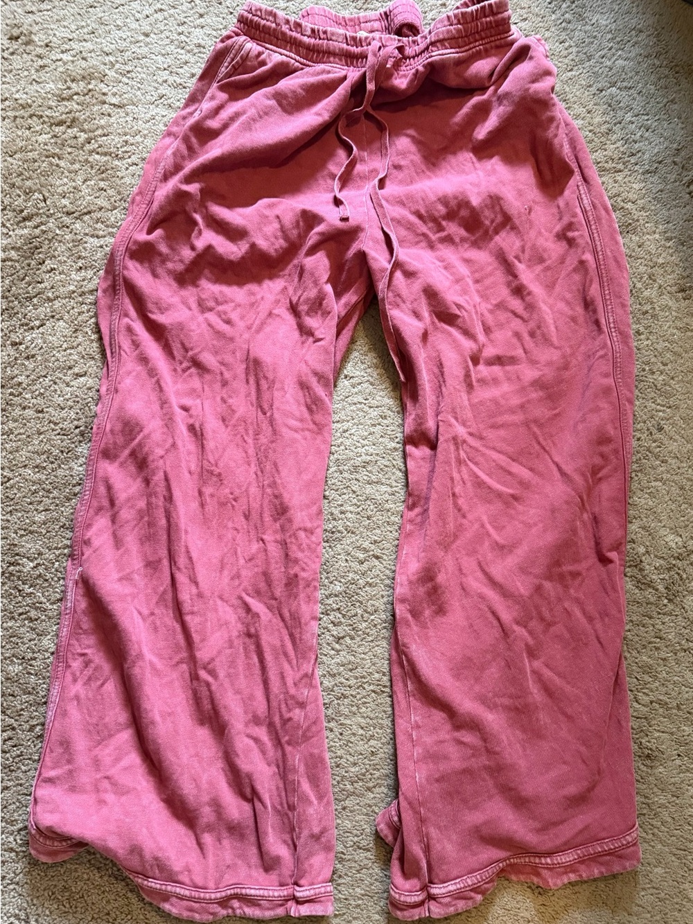 Three Bird Nest So Comfy Wide Leg Pant Burgundy